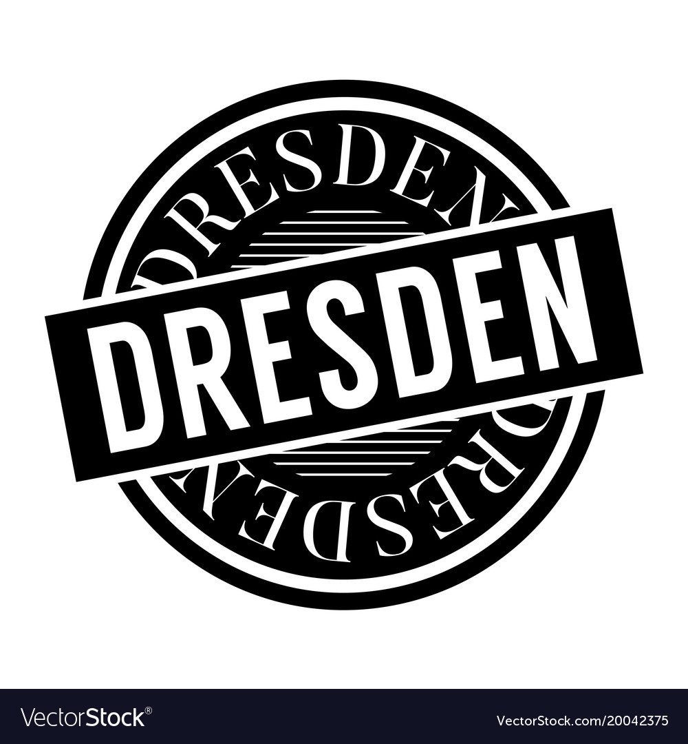 Dresden stamp typ Royalty Free Vector Image - VectorStock