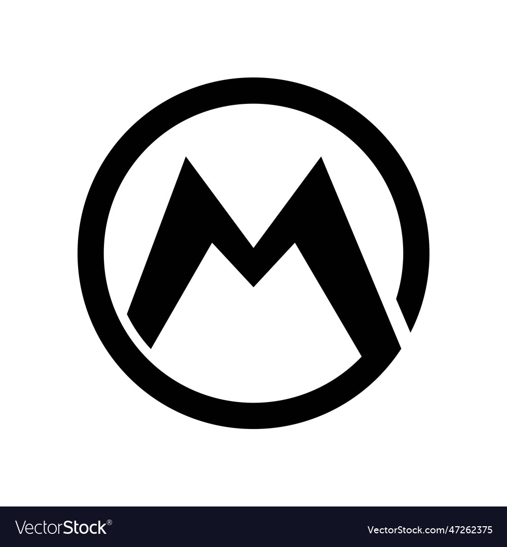 Letter m logo images Royalty Free Vector Image