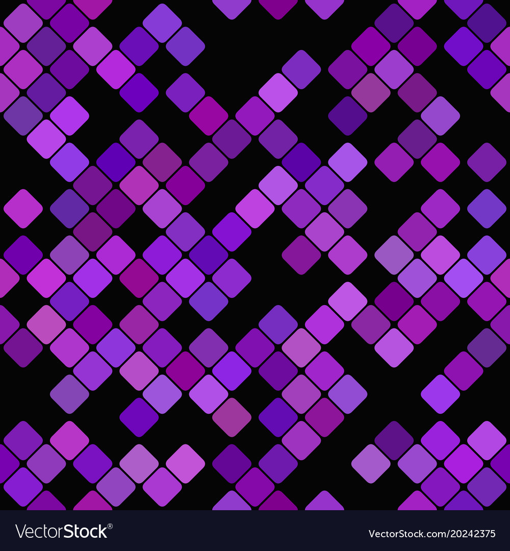 Purple seamless diagonal square pattern Royalty Free Vector