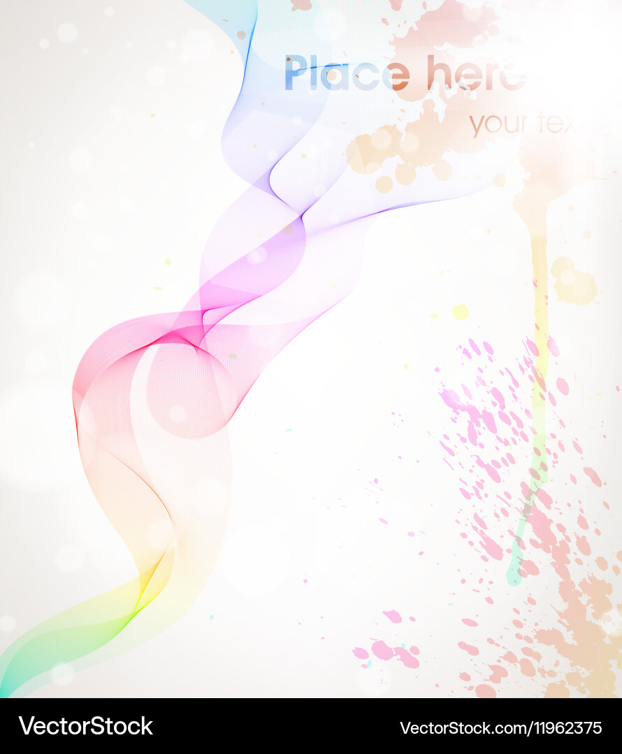 Soft colored abstract background Royalty Free Vector Image