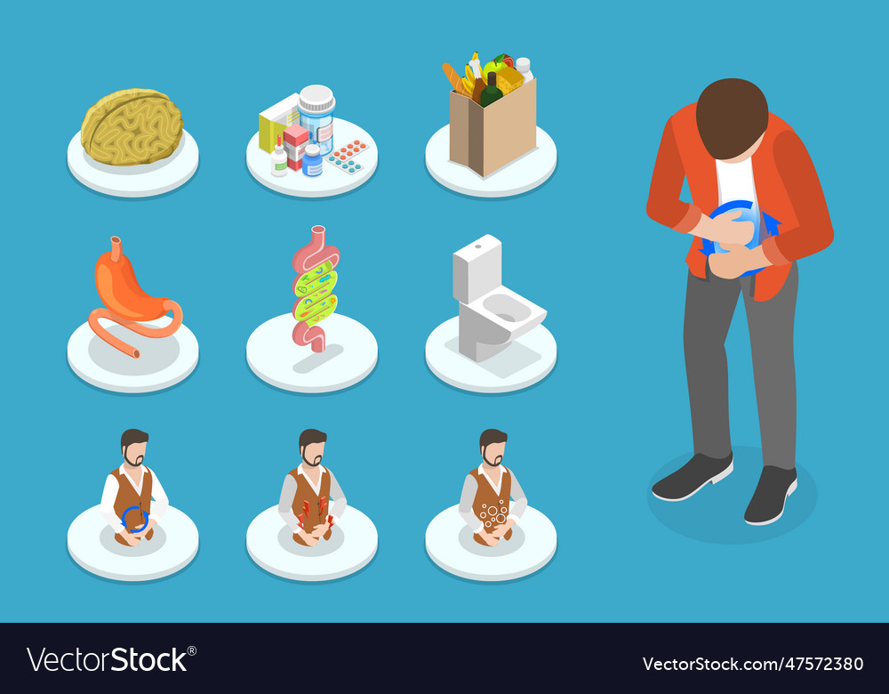 3d Isometric Flat Conceptual Royalty Free Vector Image