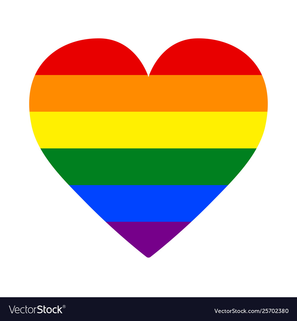 gay pride colors vector