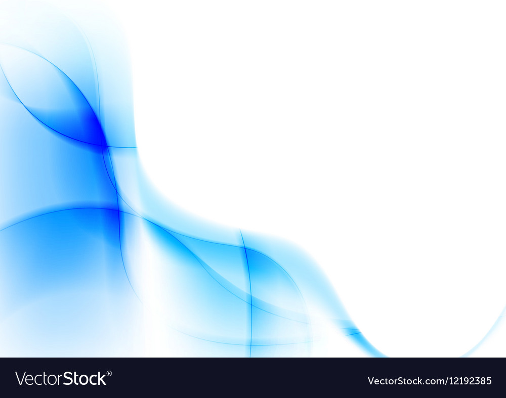 Abstract Blue Wavy Lines Vibrant Background Vector Image