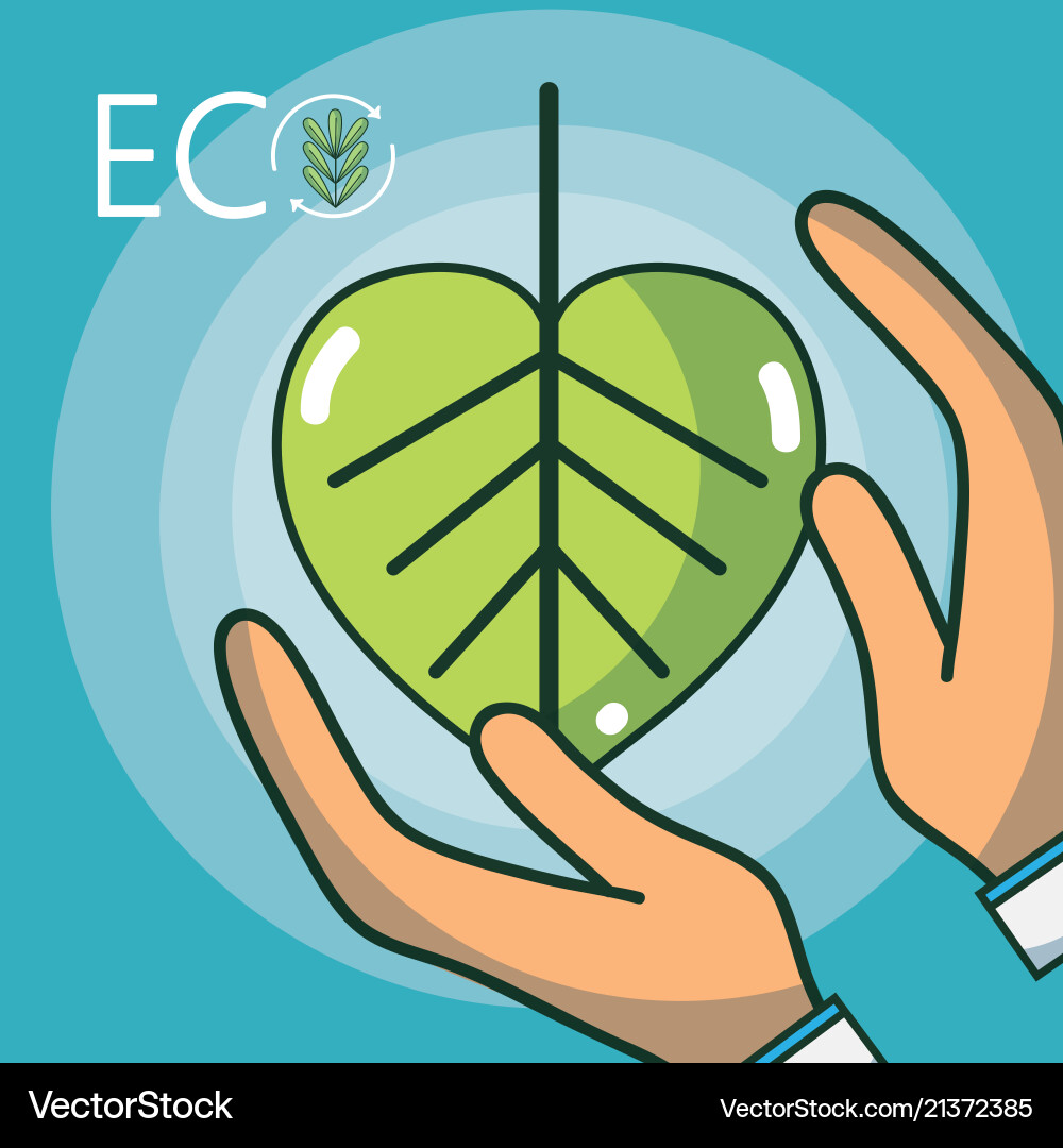 Eco environment concept Royalty Free Vector Image