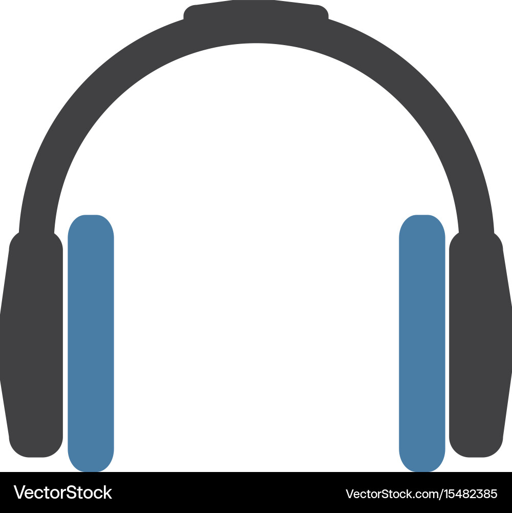 Headset device icon Royalty Free Vector Image - VectorStock