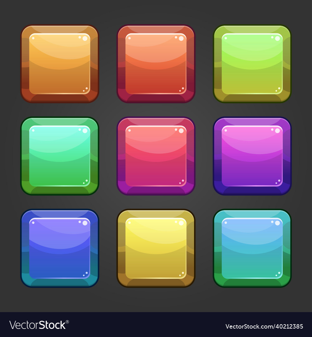 Square stone icon button background Royalty Free Vector