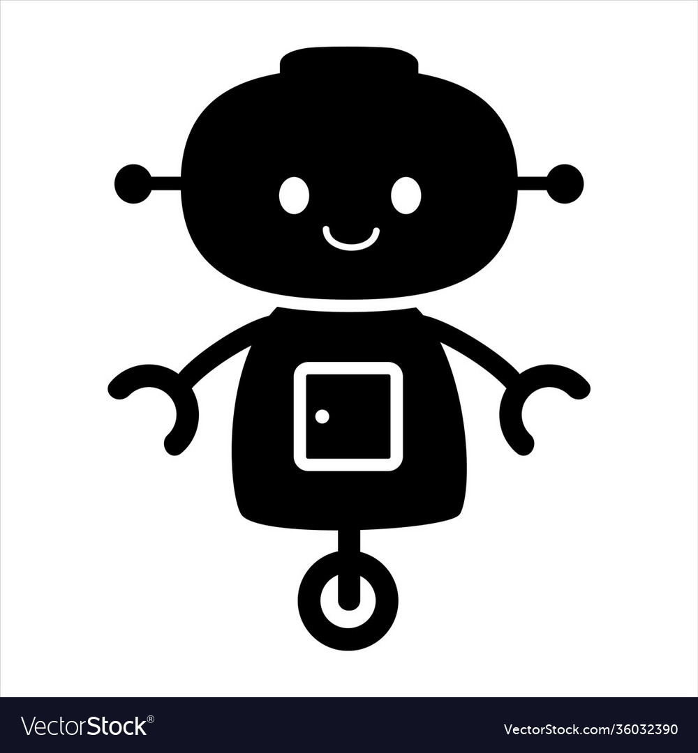 Ai Robot Royalty Free Vector Image Vectorstock