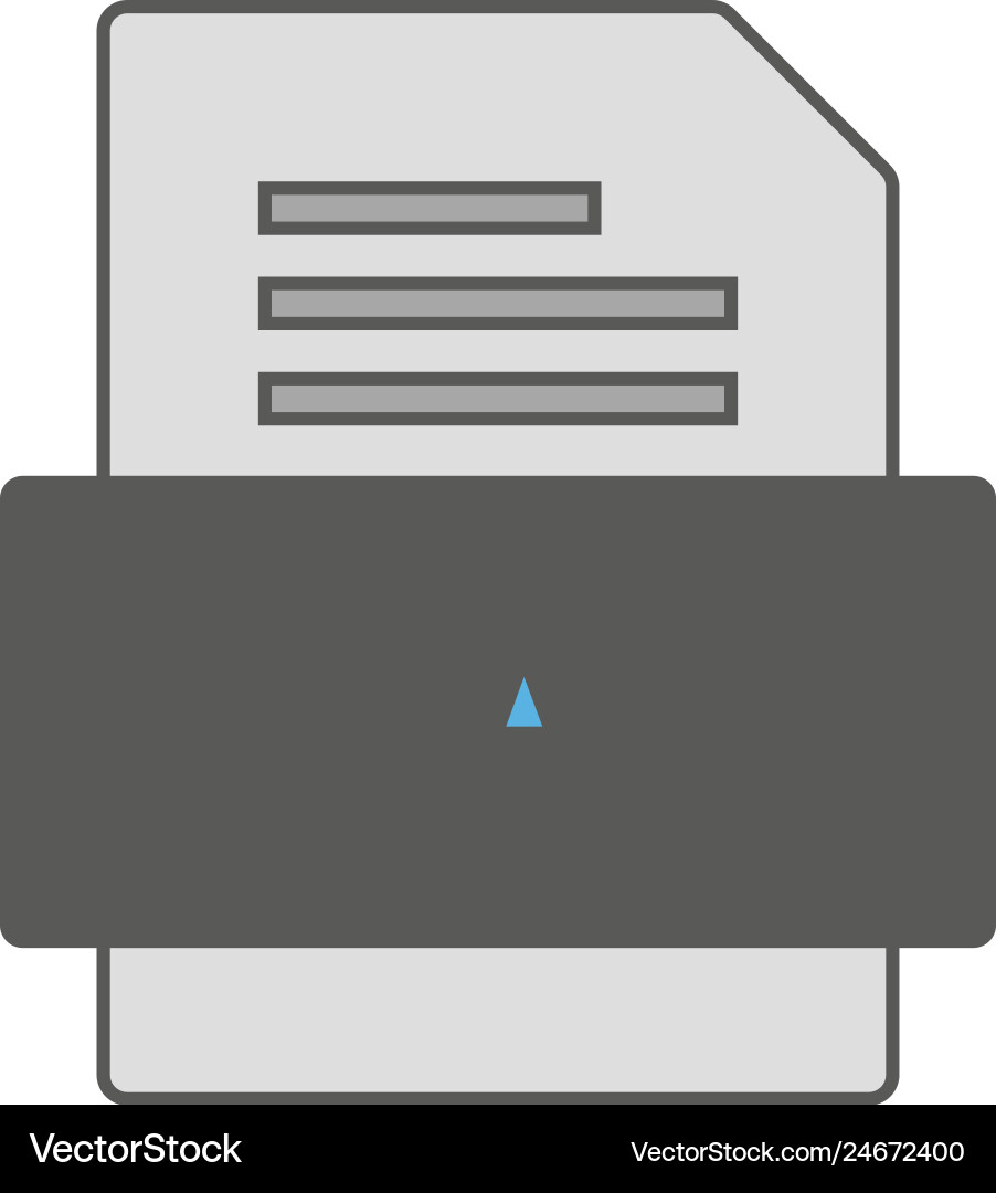 Maf file document icon Royalty Free Vector Image