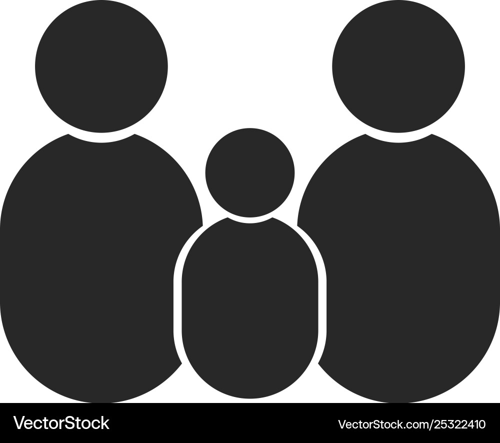 Family icon Royalty Free Vector Image - VectorStock