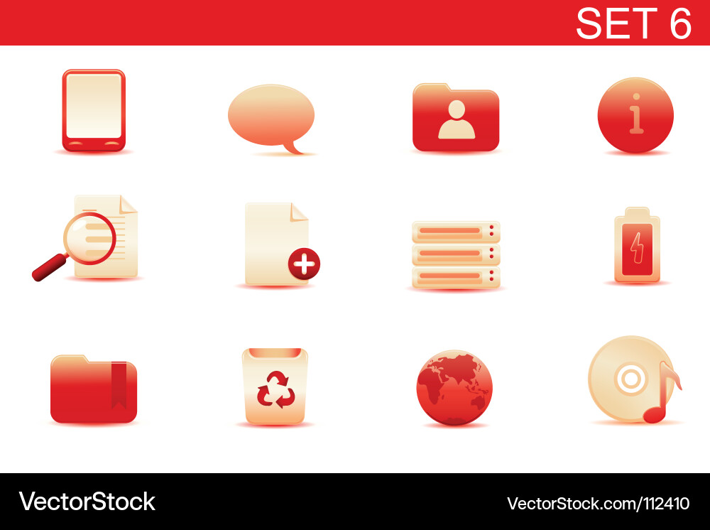 Web icons Royalty Free Vector Image - VectorStock