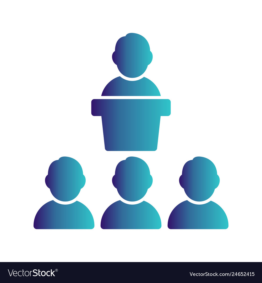 Lecturer icon Royalty Free Vector Image - VectorStock