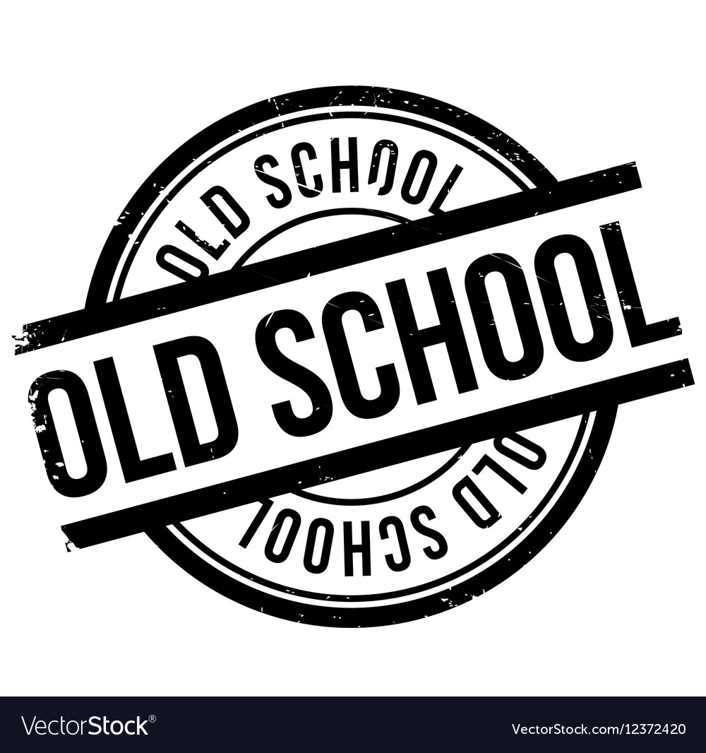 Old school stamp Royalty Free Vector Image - VectorStock