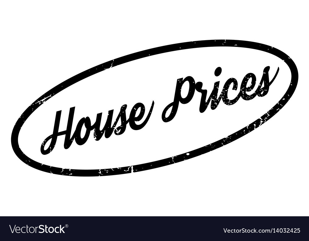 House prices rubber stamp Royalty Free Vector Image