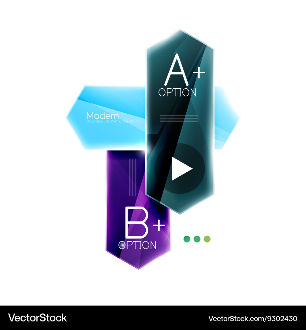 Arrow infographics element Royalty Free Vector Image