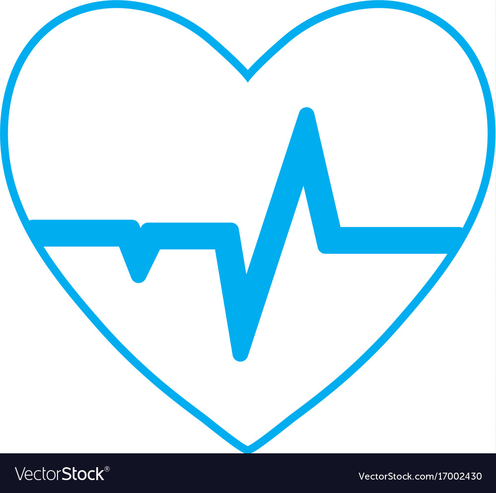 Cardio Heart Icon Royalty Free Vector Image - Vectorstock