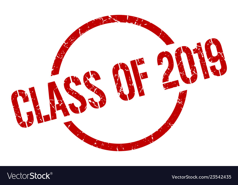 Class Of 2019 Stamp Royalty Free Vector Image - Vectorstock