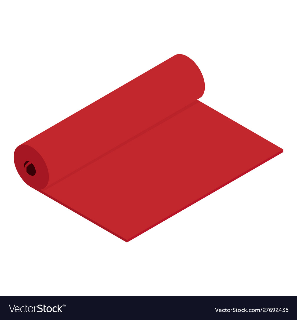 Yoga mat isolated on white background practicing