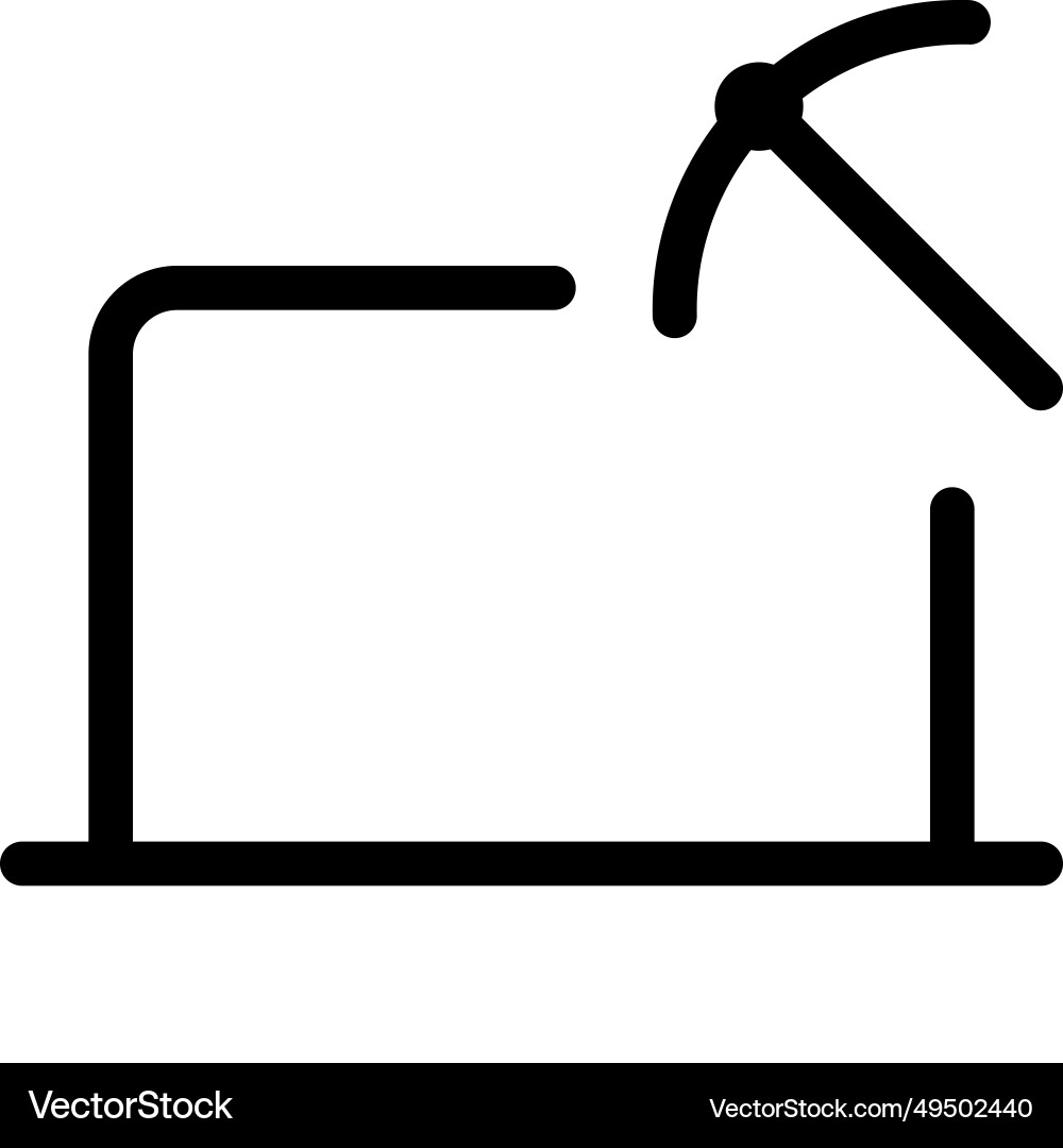 Disassemble laptop for repair or modification Vector Image