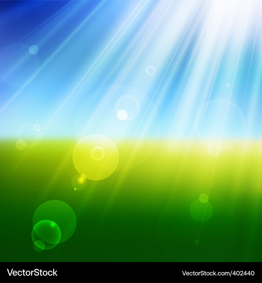 Summer view Royalty Free Vector Image - VectorStock