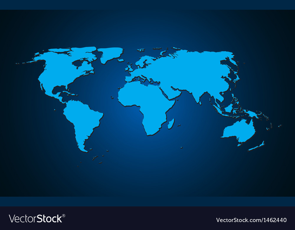 World map background Royalty Free Vector Image