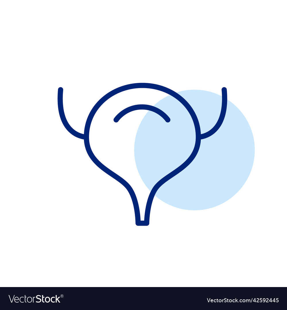 Bladder icon human anatomy and medical help Vector Image