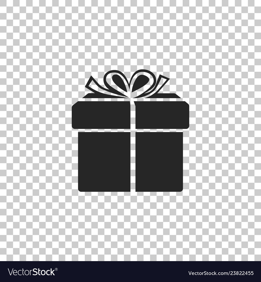 Download Gift box icon isolated on transparent background Vector Image