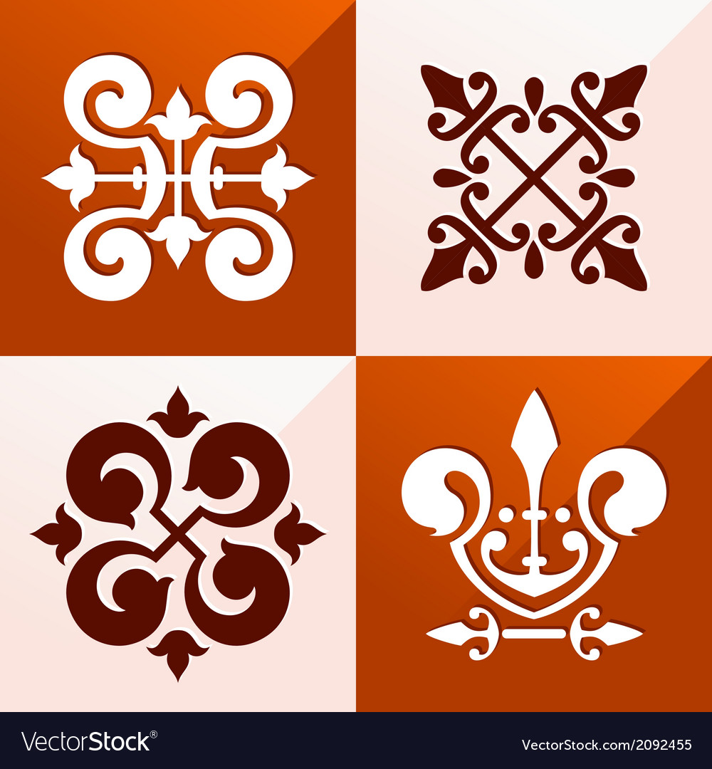 Medieval emblem ornament