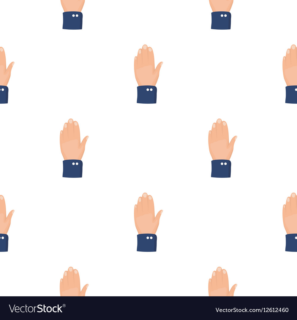 High five icon in cartoon style isolated on white Vector Image