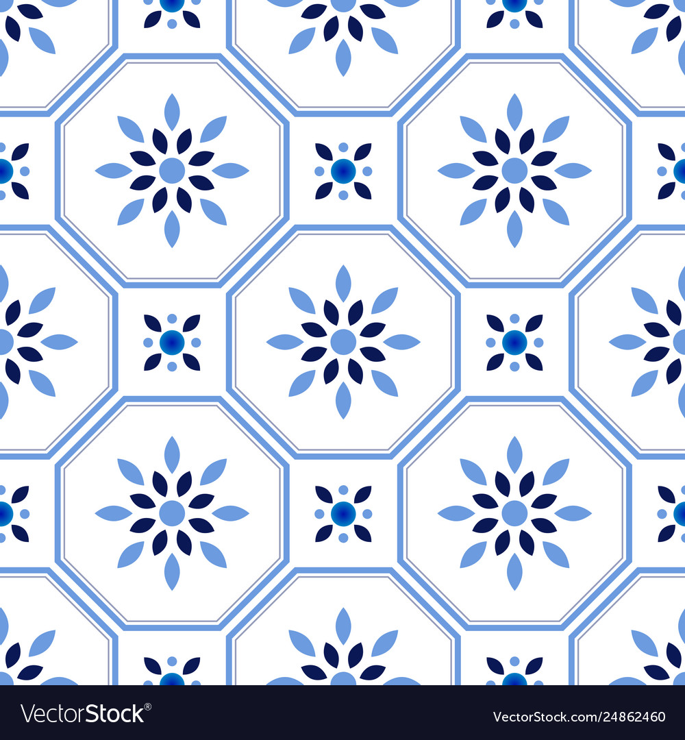 Tile pattern Royalty Free Vector Image - VectorStock