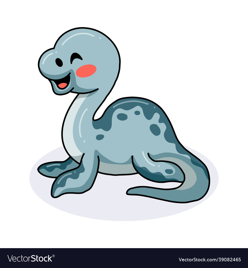 Premium Vector  Cute dino smiling. flat cartoon style