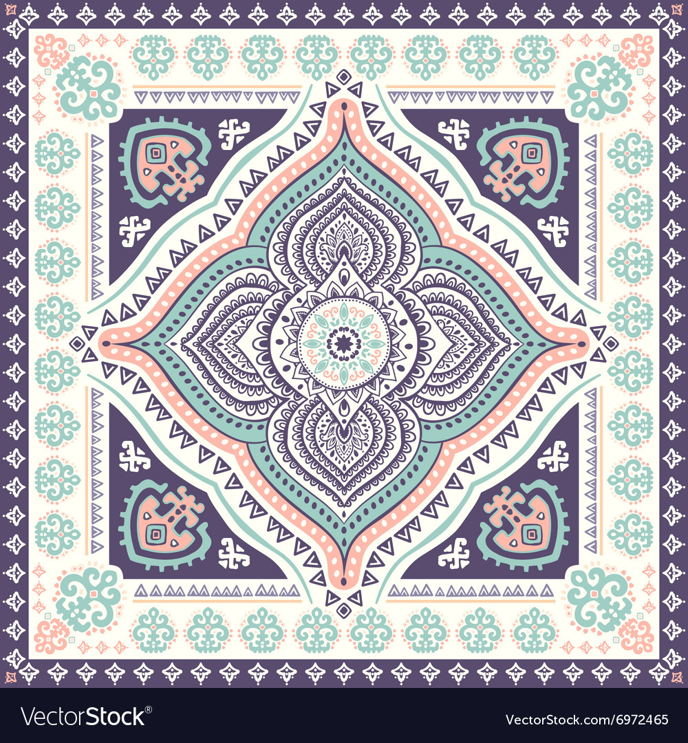 Tribal aztec vintage seamless pattern