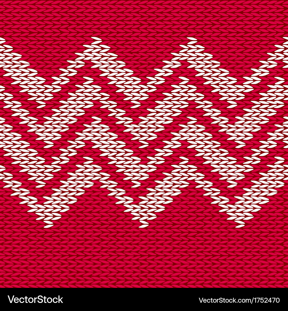 Seamless knitted pattern Royalty Free Vector Image