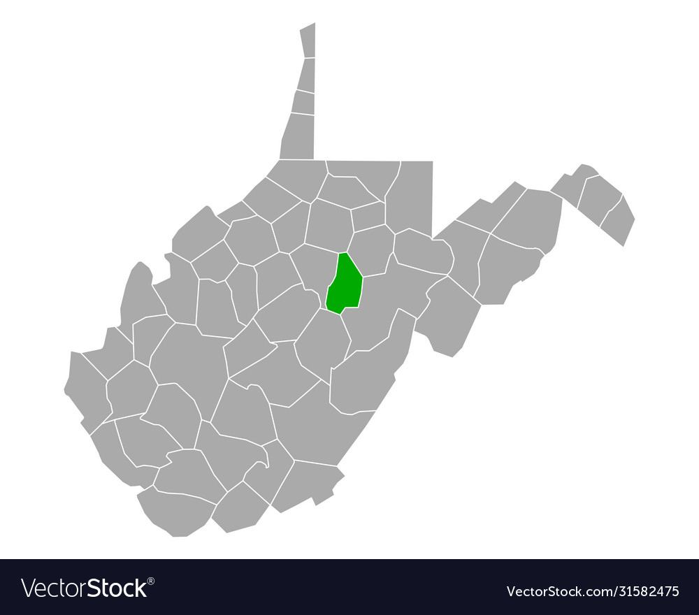 Map upshur in west virginia