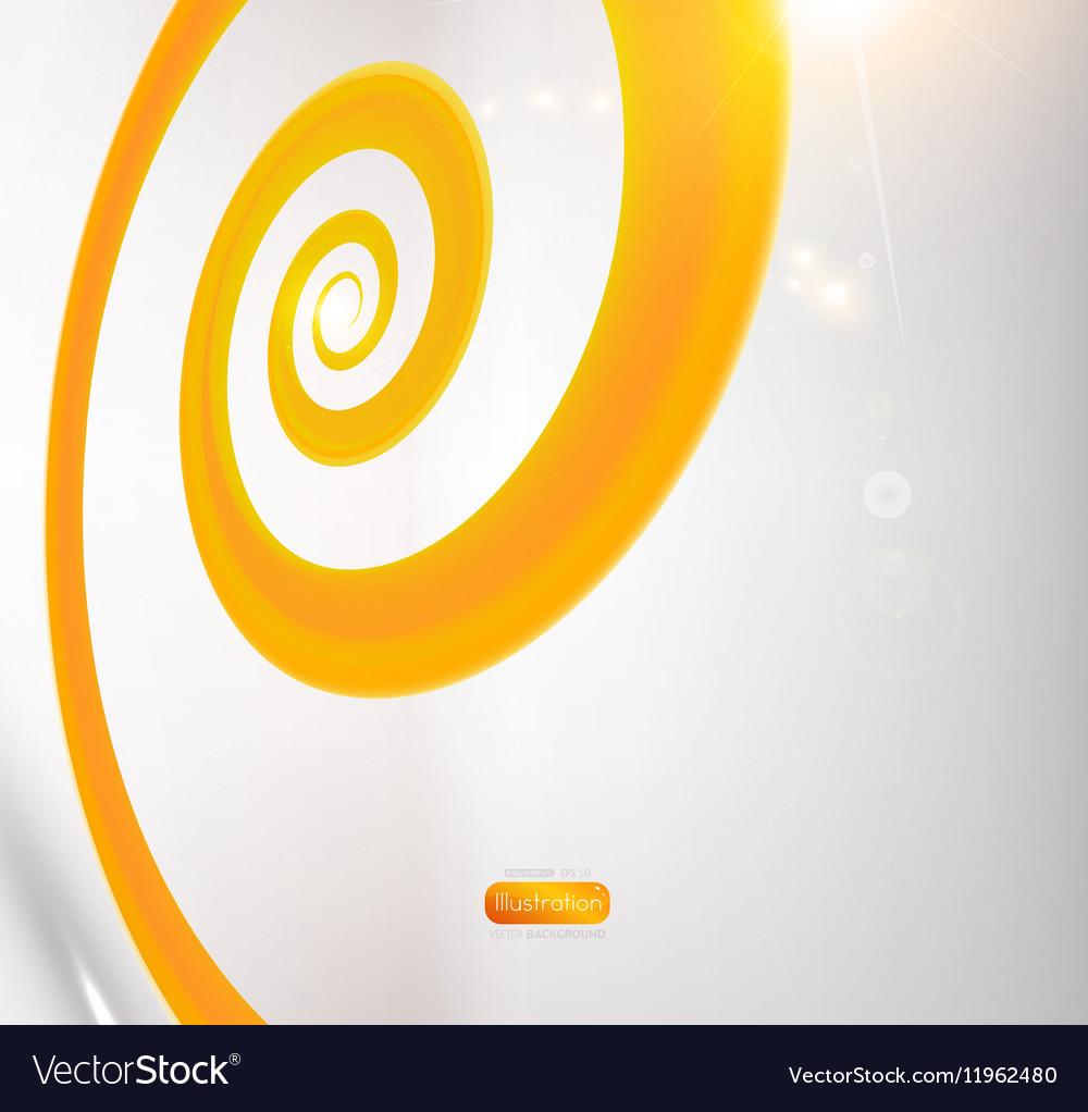 Orange Spirale Design