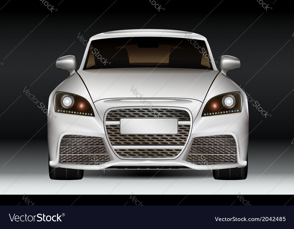 Luxury Sports Car Royalty Free Vector Image - VectorStock