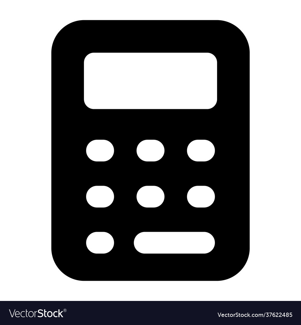 Scientific calculator Royalty Free Vector Image