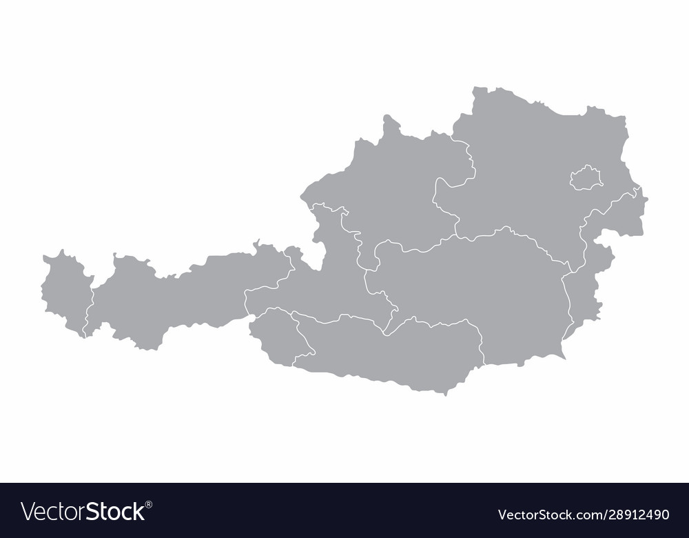 Austria regions map