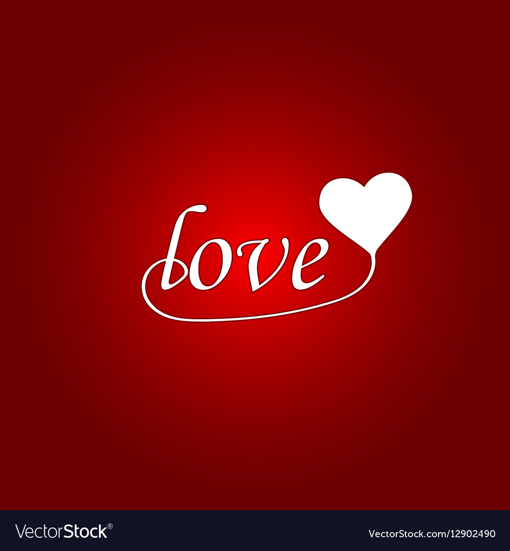 Love hand drawn poster Royalty Free Vector Image