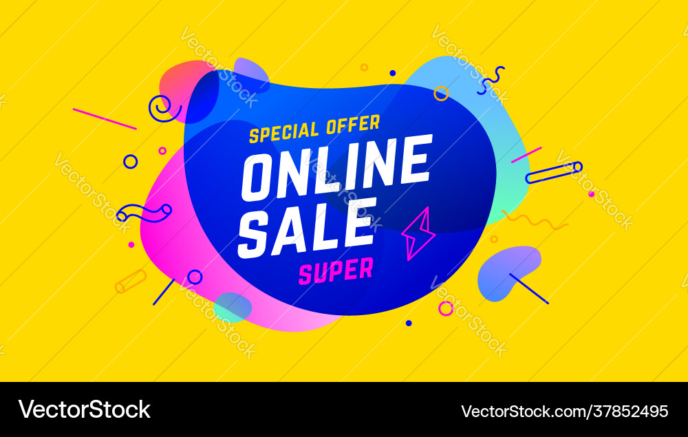 Sale discount banner speech bubble Royalty Free Vector Image