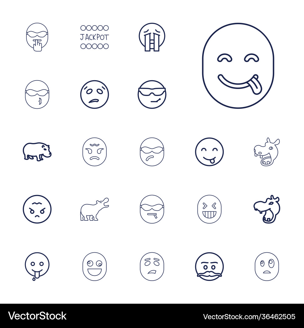 Comic Icons Lizenzfreies Vektorbild - VectorStock