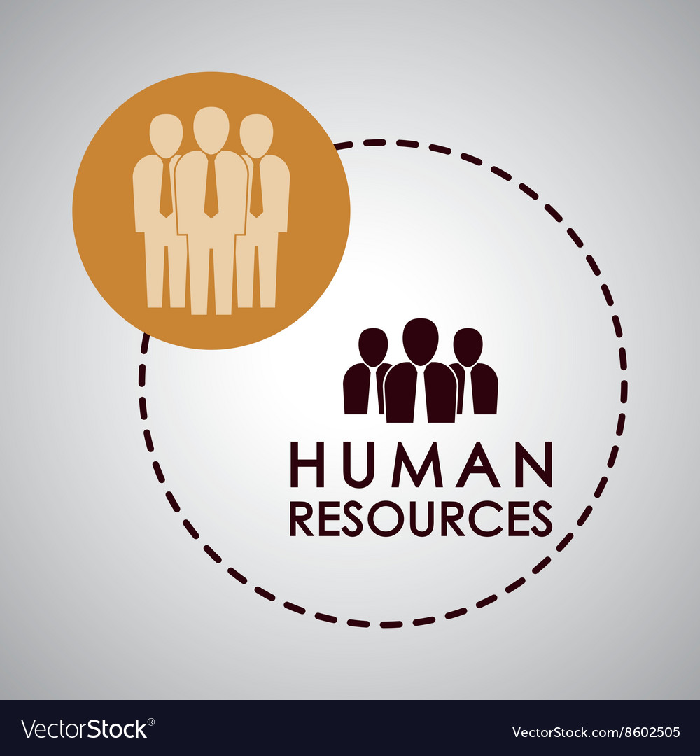 Human resources design people icon employee Vector Image