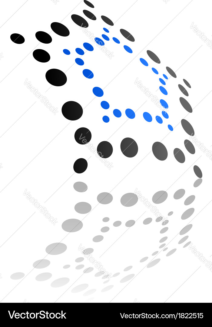 Abstract geometrical pattern dots Royalty Free Vector Image