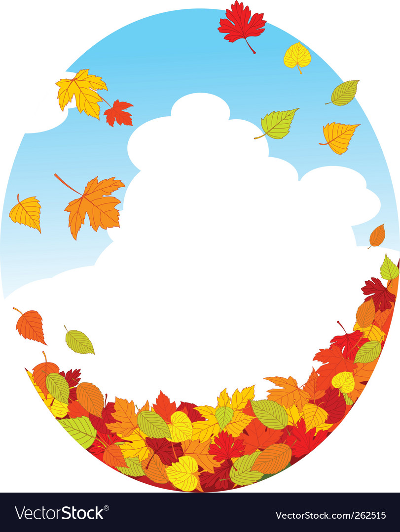 Autumn leaves Royalty Free Vector Image - VectorStock