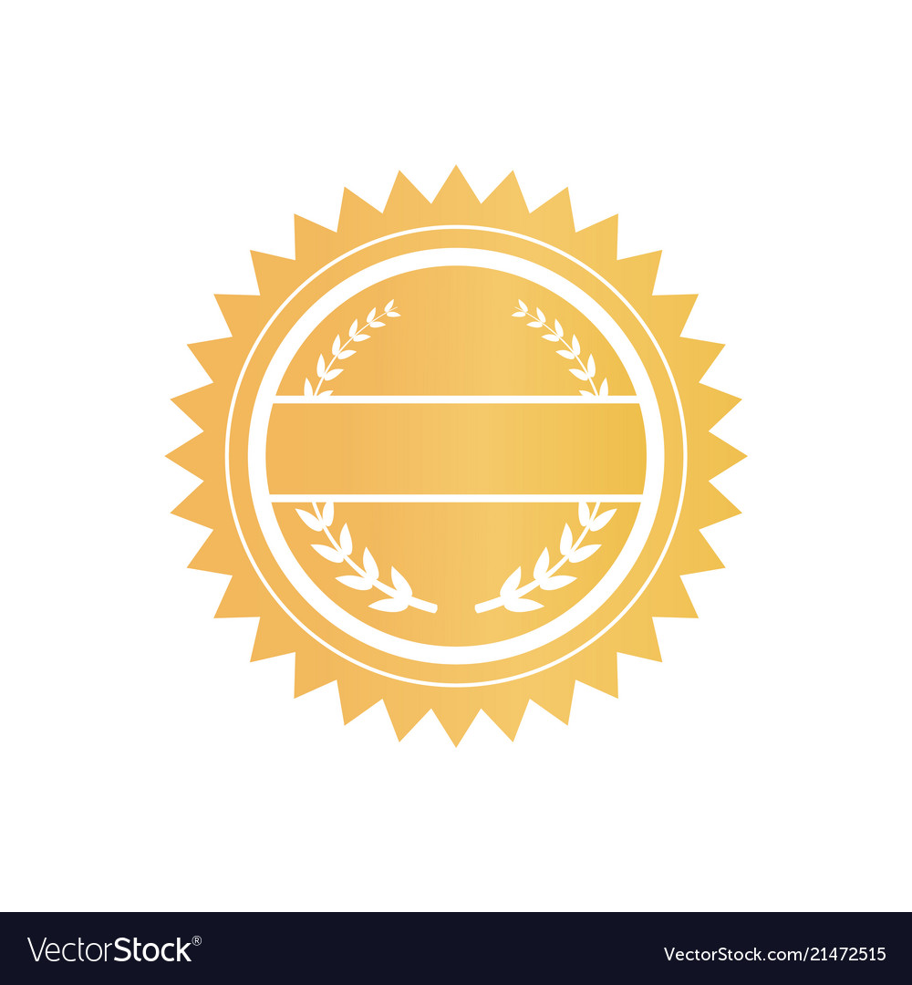 Certificate circled shape Royalty Free Vector Image