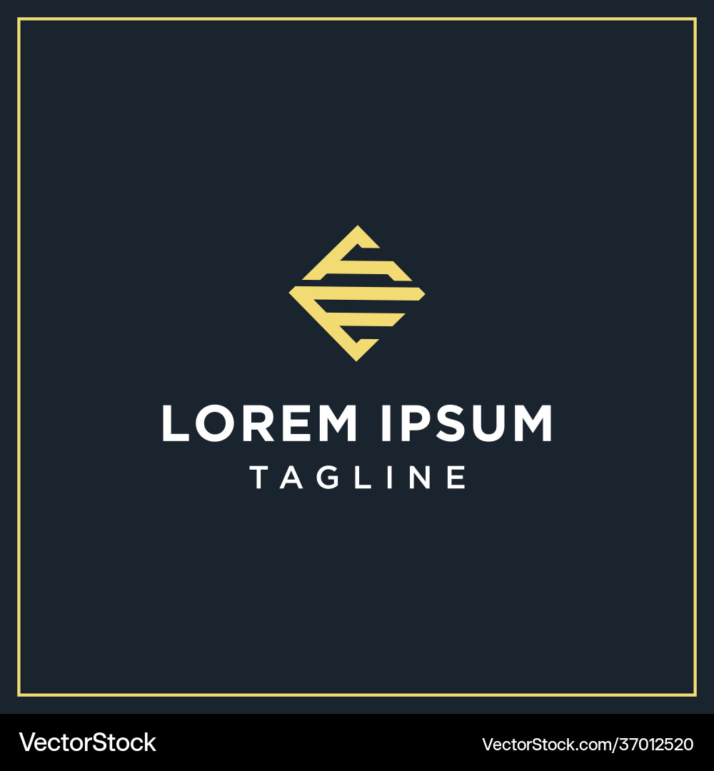 Ae square logo Royalty Free Vector Image - VectorStock