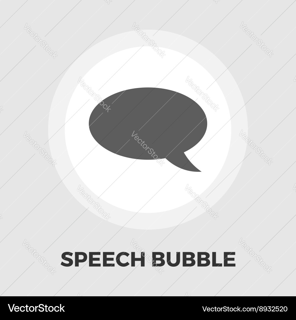 Chat flat icon Royalty Free Vector Image - VectorStock