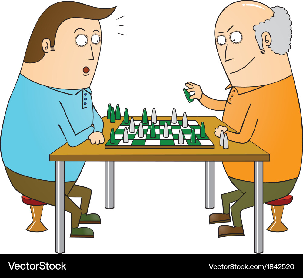 Chess Master Royalty Free Vector Image Vectorstock