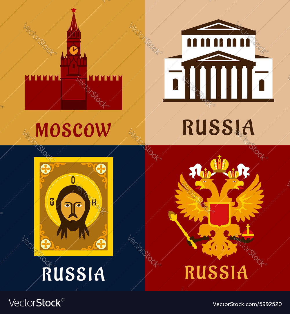 Russia country flag russian - Culture, Religion & Festivals Icons