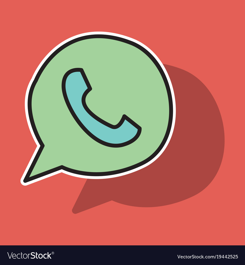Button Icon Backgroundwhatsapp Logo Design Whats Vector Image