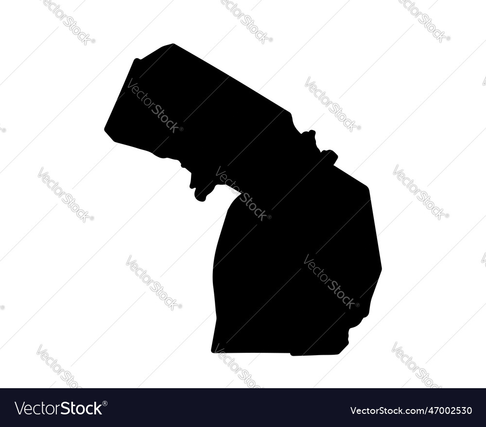 Us state map michigan outline symbol Royalty Free Vector